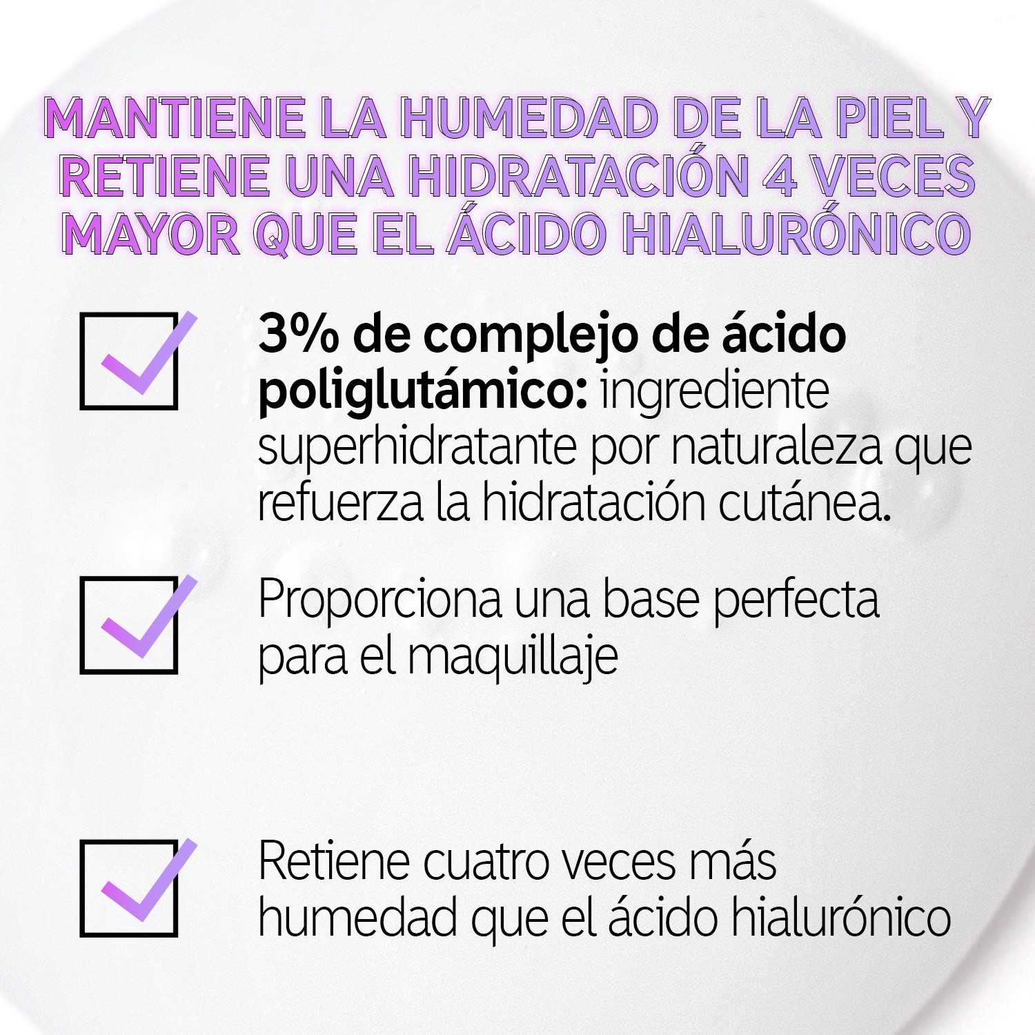 POLYGLUTAMIC ACID SERUM (SUERO HIDRATANTE)